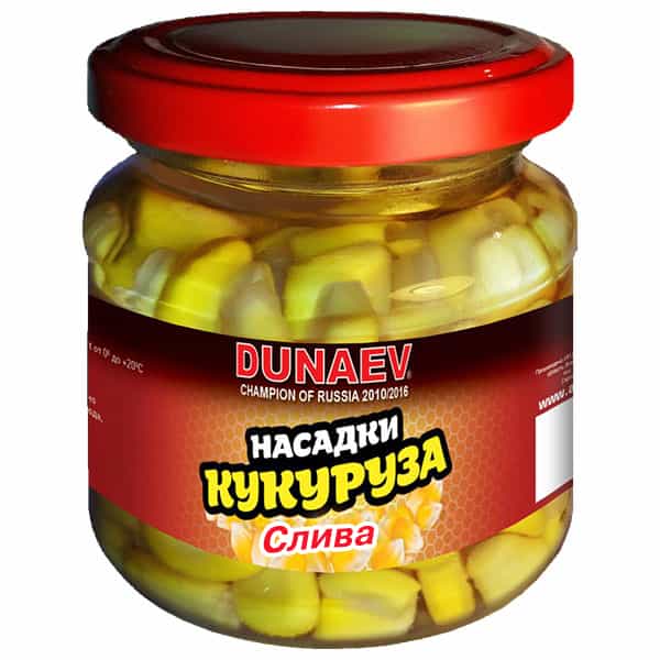 Насадка стеклобанка Дунаев Кукуруза 100 мл Слива