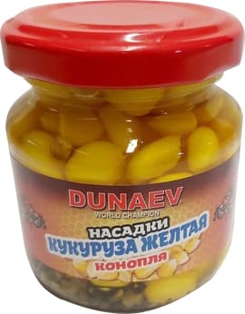 Насадка стеклобанка Дунаев Кукуруза желтая 100 мл Конопля