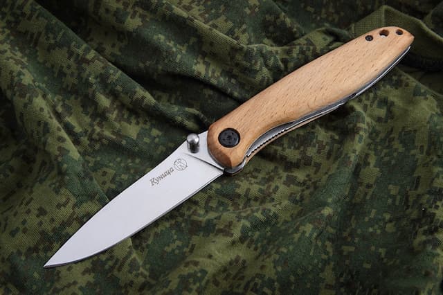 Нож складной Куница рукоять дерево Кизляр 011100