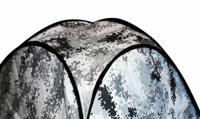 Палатка зимняя автомат утепленная, 200*200см, h=170см, цвет пиксель зима, с дном, 1201, Улов