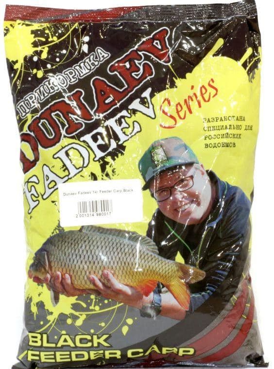 Прикормка "DUNAEV-FADEEV" 1кг Feeder Carp Black