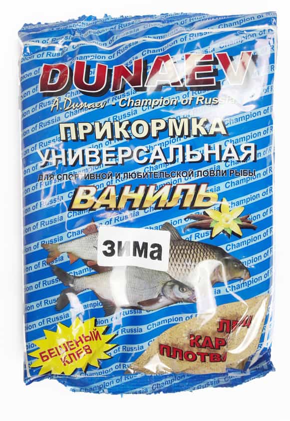 Прикормка "DUNAEV Ice-Классика" 0,9кг Ваниль