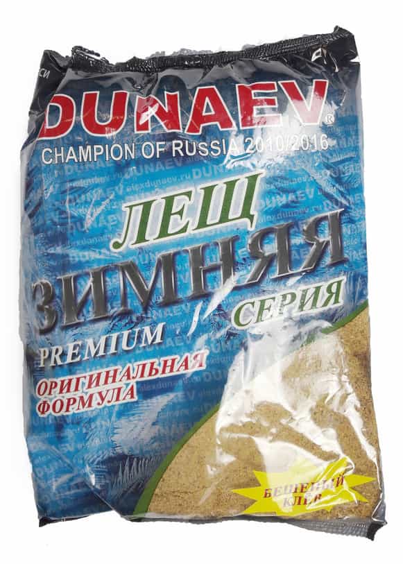 Прикормка "DUNAEV iCE-PREMIUM" 0,9кг Лещ