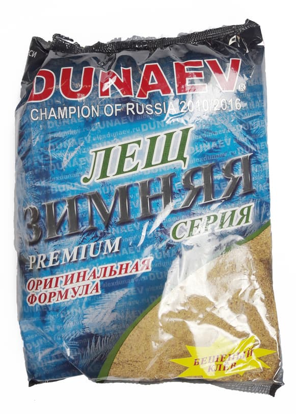 Прикормка "DUNAEV iCE-PREMIUM" 0,9кг Лещ