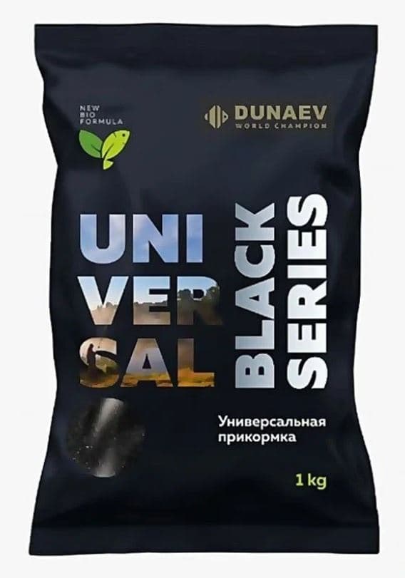 Прикормка DUNAEV-PREMIUM 1кг Черная Универсальная