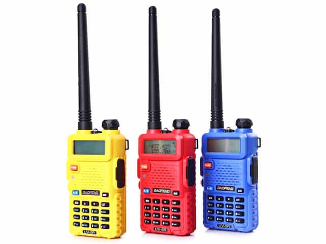Рация Baofeng UV-5R цветная (камуфляж, красная, желтая, синяя)