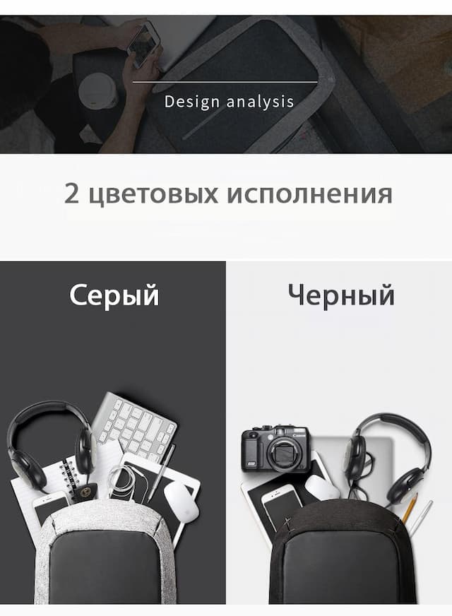 Рюкзак Mark Ryden MR5815ZS, черный, USB