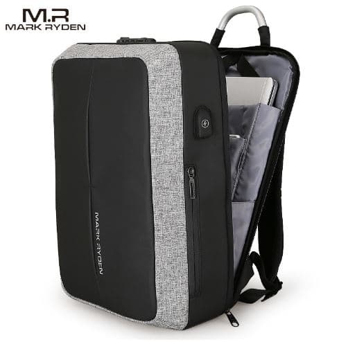 Рюкзак Mark Ryden MR6832, черный (USB, кодовый замок)