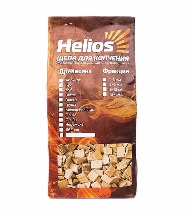 Щепа для копчения (Бук) 500гр, Helios