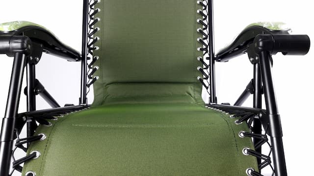 Шезлонг туристический VIP , цвет зеленый, 93х70х165 см, 7,7 кг