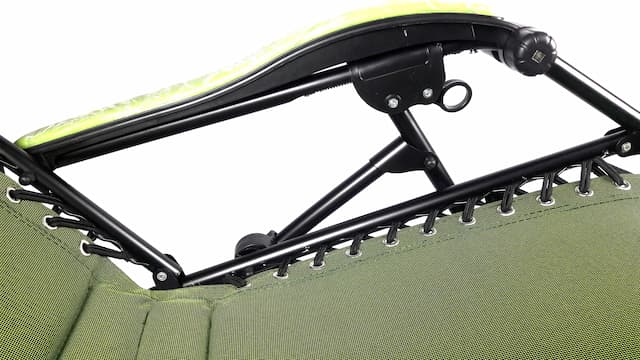 Шезлонг туристический VIP , цвет зеленый, 93х70х165 см, 7,7 кг