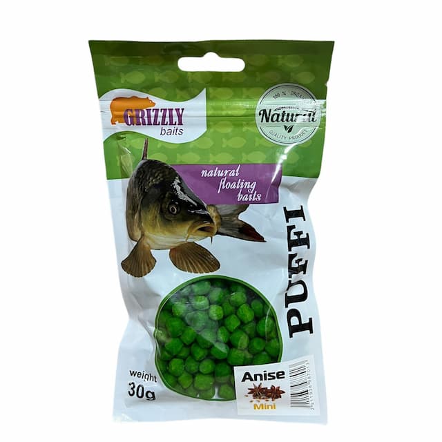 Тесто Воздушное Grizzly Baits Puffi Анис Anise, вес 30 г