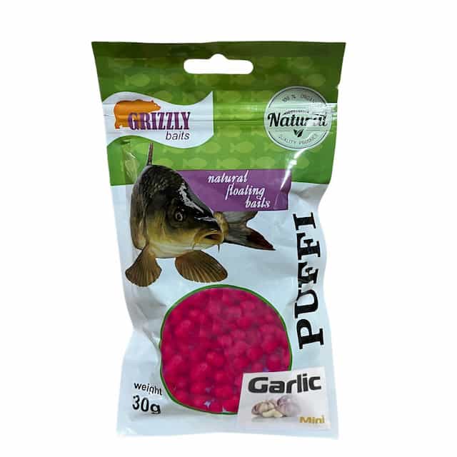 Тесто Воздушное Grizzly Baits Puffi Чеснок Garlic, вес 30 г