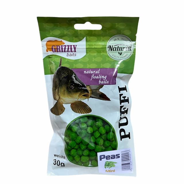 Тесто Воздушное Grizzly Baits Puffi Горох Peas, вес 30 г