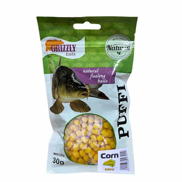 Тесто Воздушное Grizzly Baits Puffi Кукуруза Corn, вес 30 г
