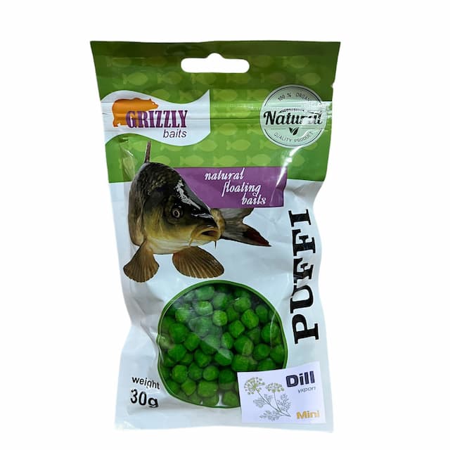 Тесто Воздушное Grizzly Baits Puffi Укроп Dill, вес 30 г