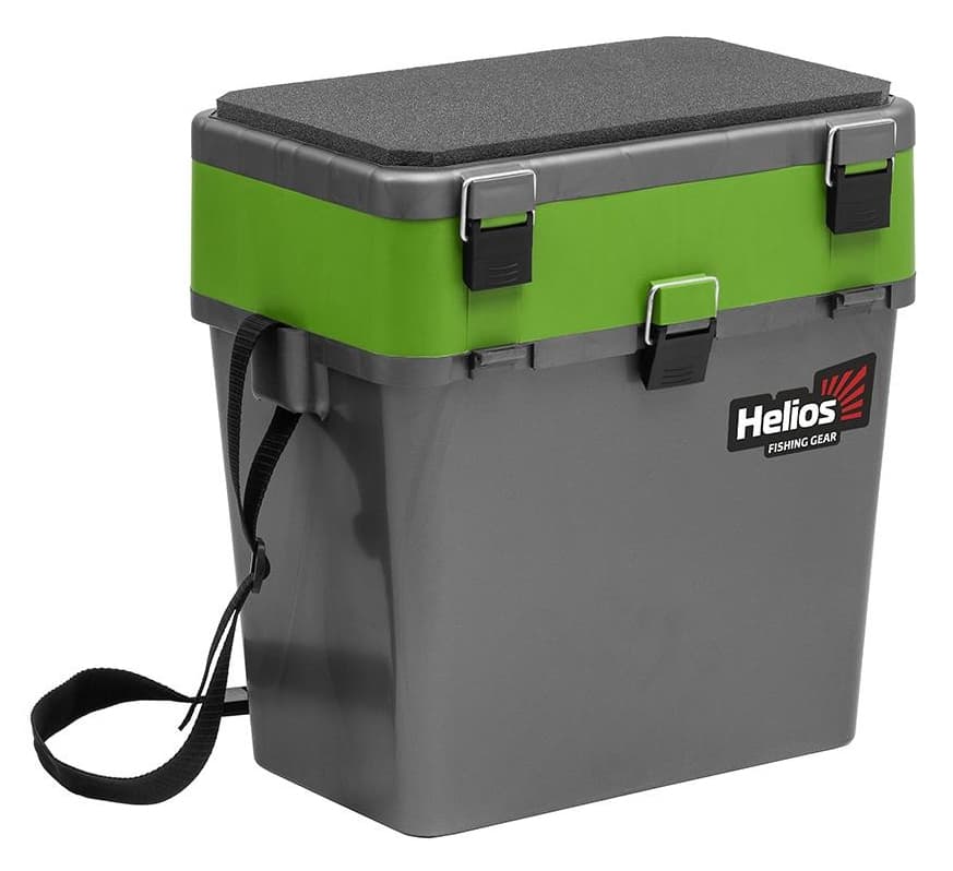 Ящик-М зимний серый/салатовый Helios